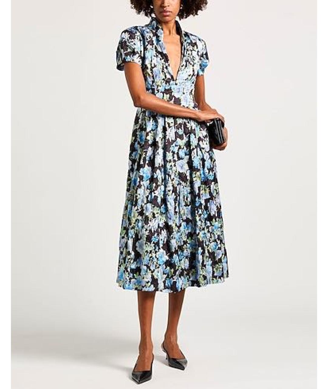 PHILOSOPHY DI LORENZO SERAFINI Мульти полиэстеровое повседневное платье, фото 3