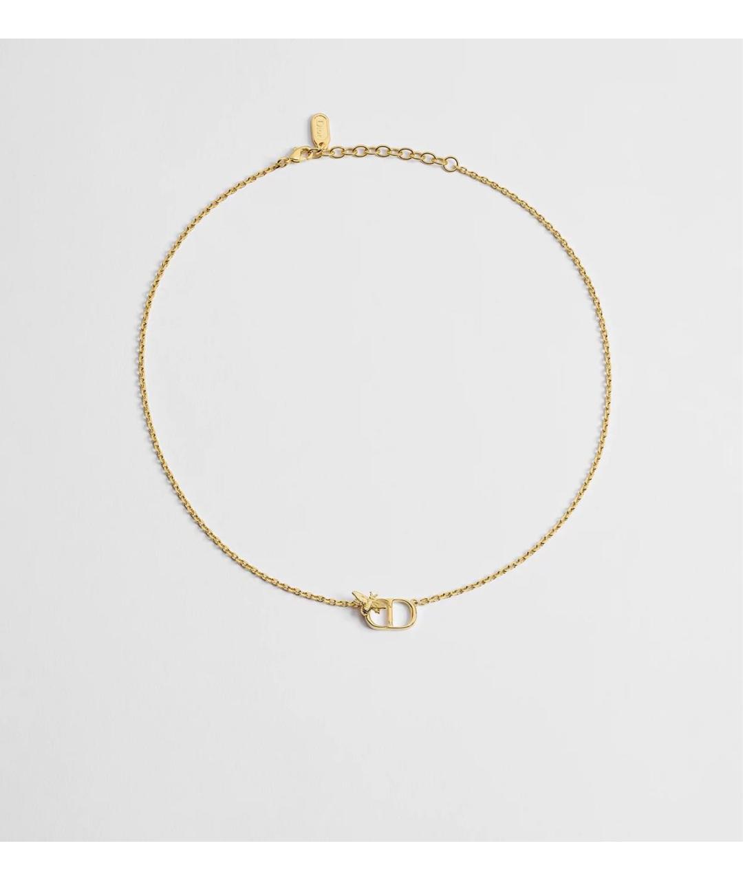 CHRISTIAN DIOR Желтая металлическая подвеска, фото 5