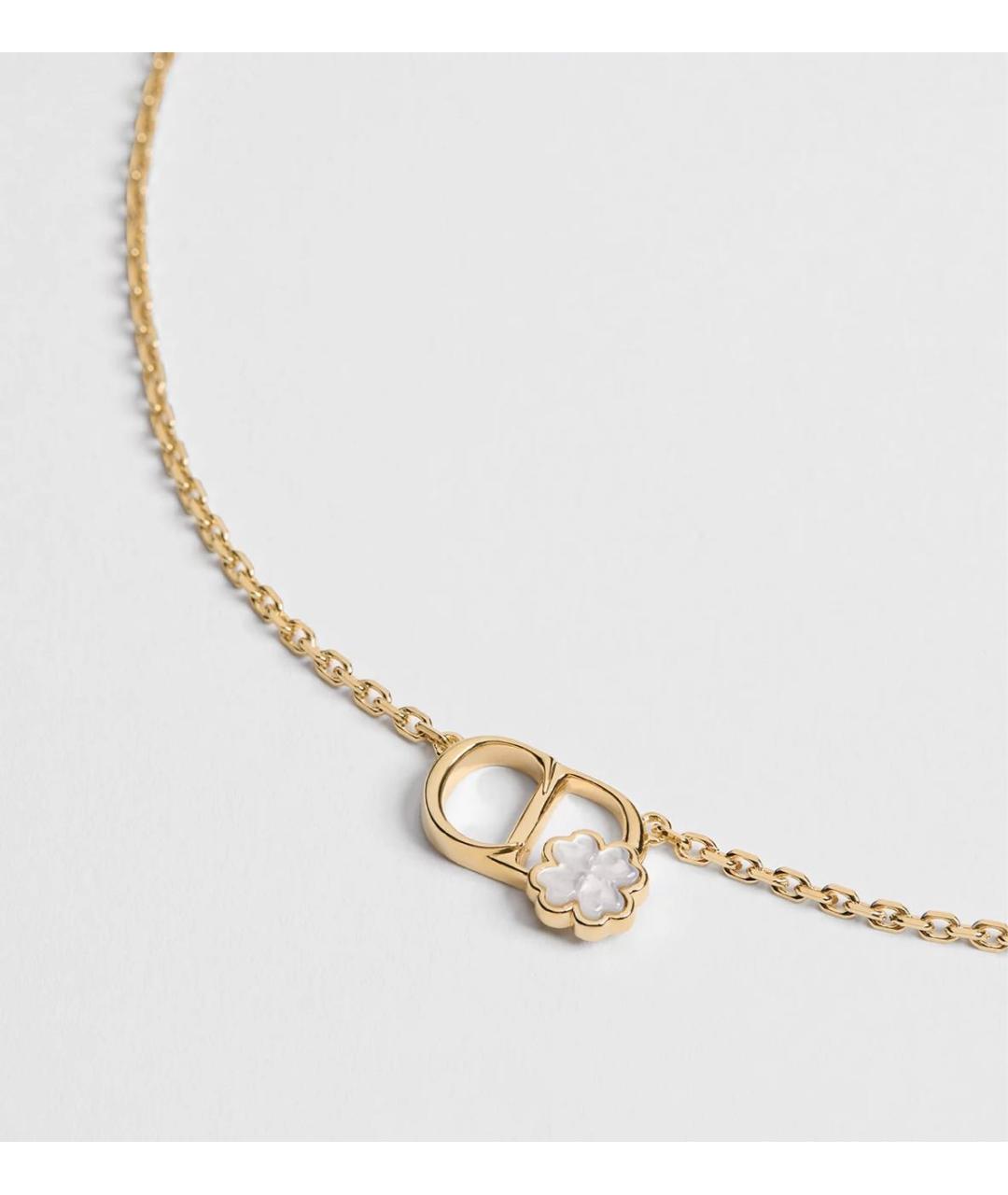 CHRISTIAN DIOR Желтая металлическая подвеска, фото 3