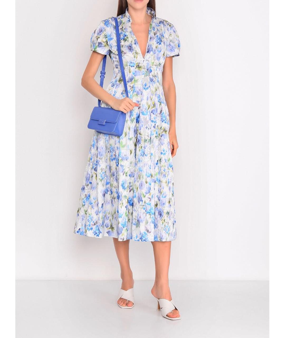 PHILOSOPHY DI LORENZO SERAFINI Мульти полиэстеровое повседневное платье, фото 5