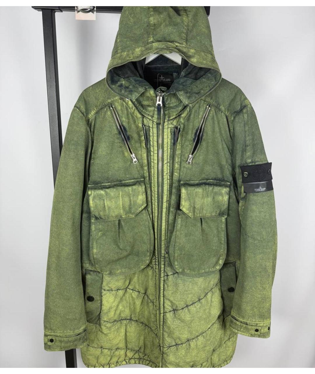 STONE ISLAND SHADOW PROJECT Хаки парка, фото 3