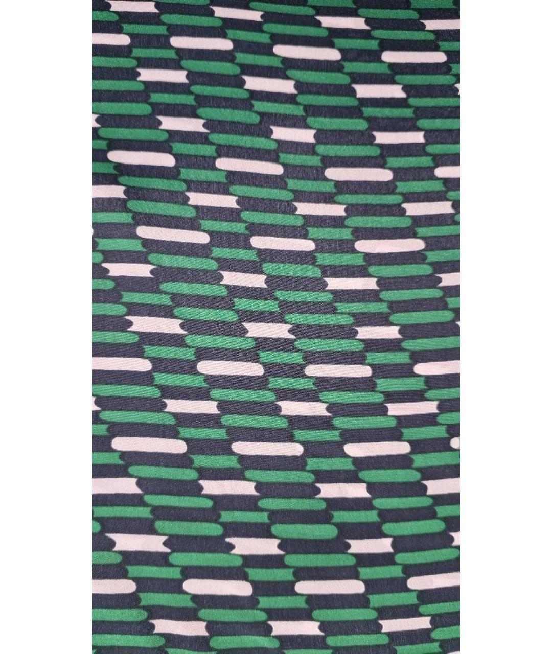 MAJE Зеленая шелковая рубашка, фото 8