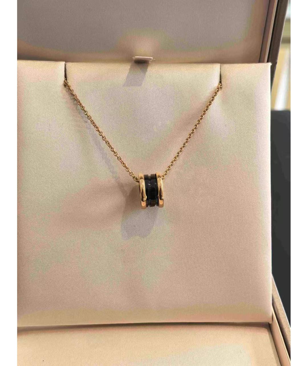 BVLGARI Золотая подвеска из розового золота, фото 5