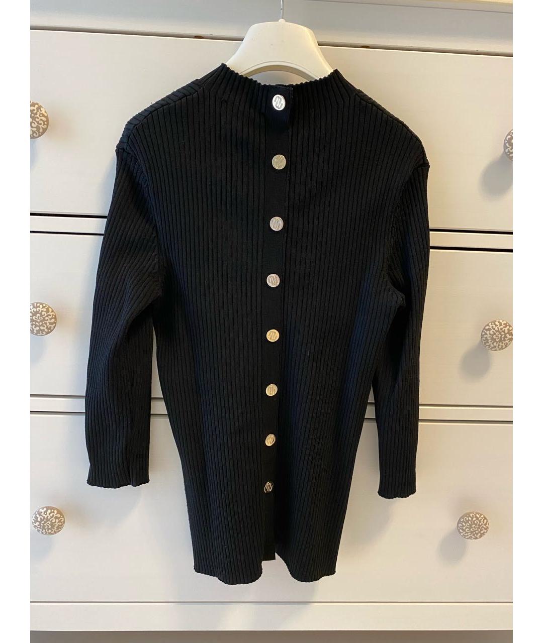 MAJE Черная вискозная водолазка, фото 2