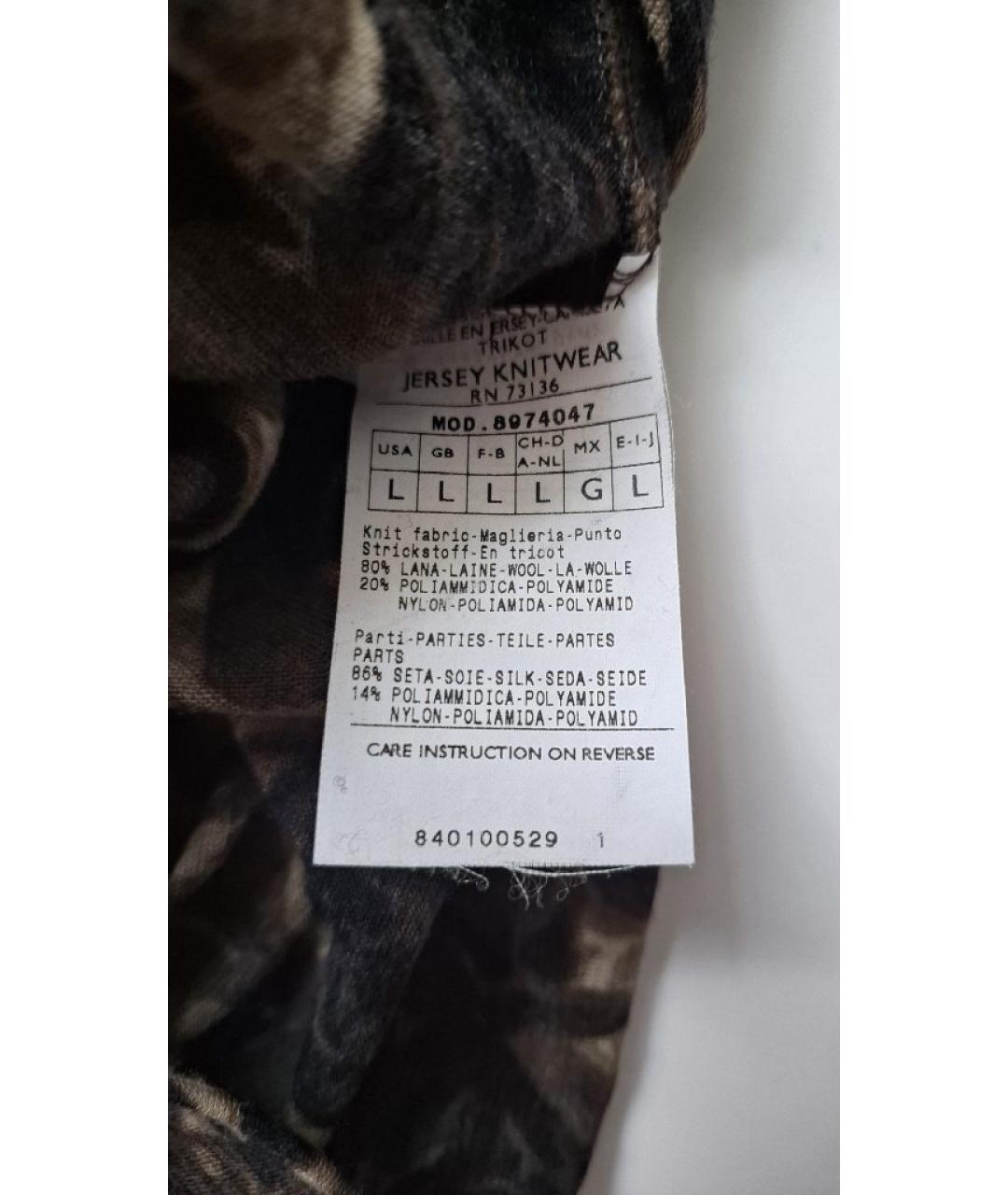 MAX&CO Коричневый шерстяной джемпер / свитер, фото 4