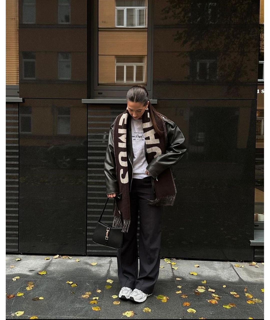 JACQUEMUS Коричневый шерстяной шарф, фото 3