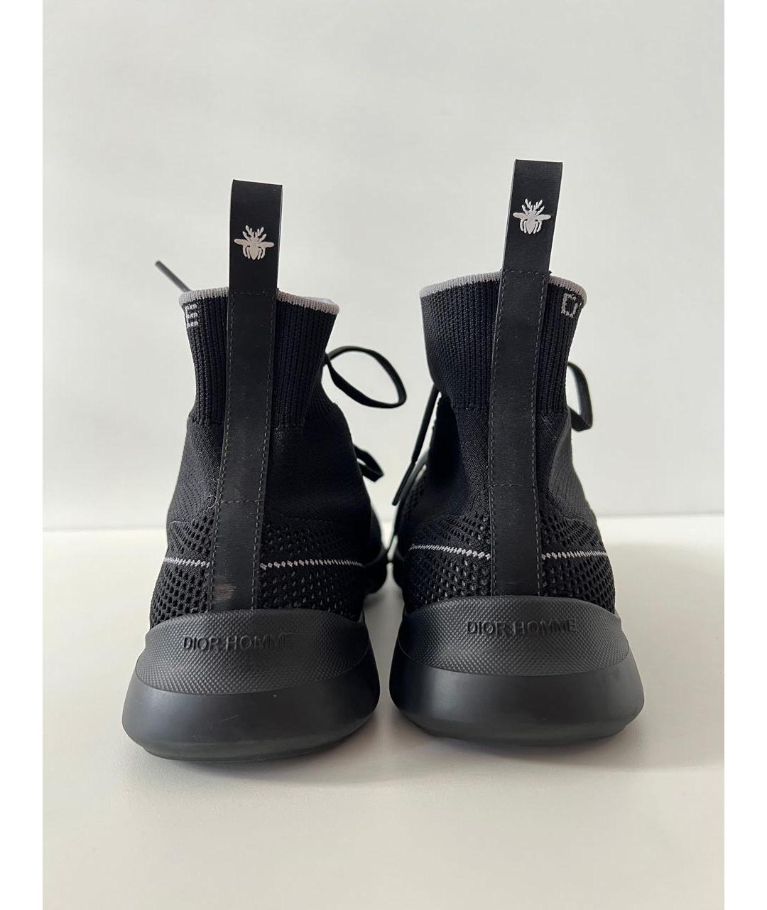 CHRISTIAN DIOR Черные высокие кроссовки / кеды, фото 2