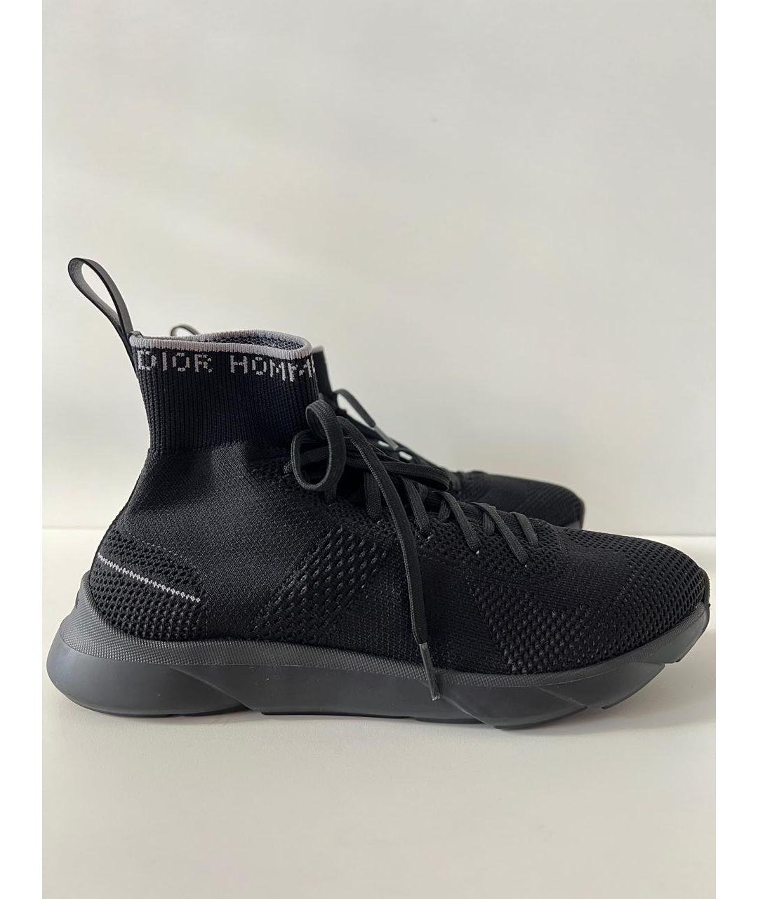 CHRISTIAN DIOR Черные высокие кроссовки / кеды, фото 8