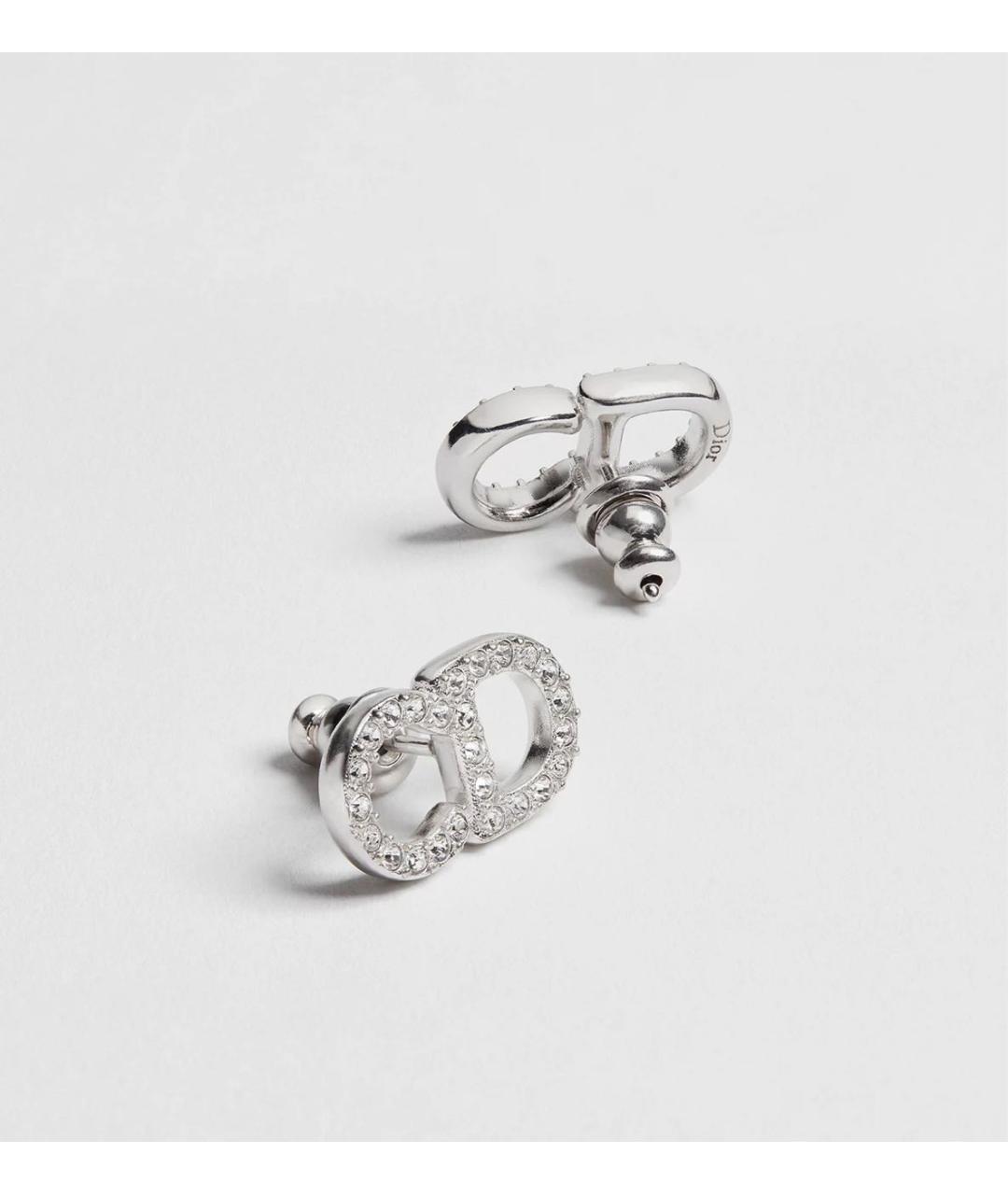 CHRISTIAN DIOR Серебряные металлические серьги, фото 4