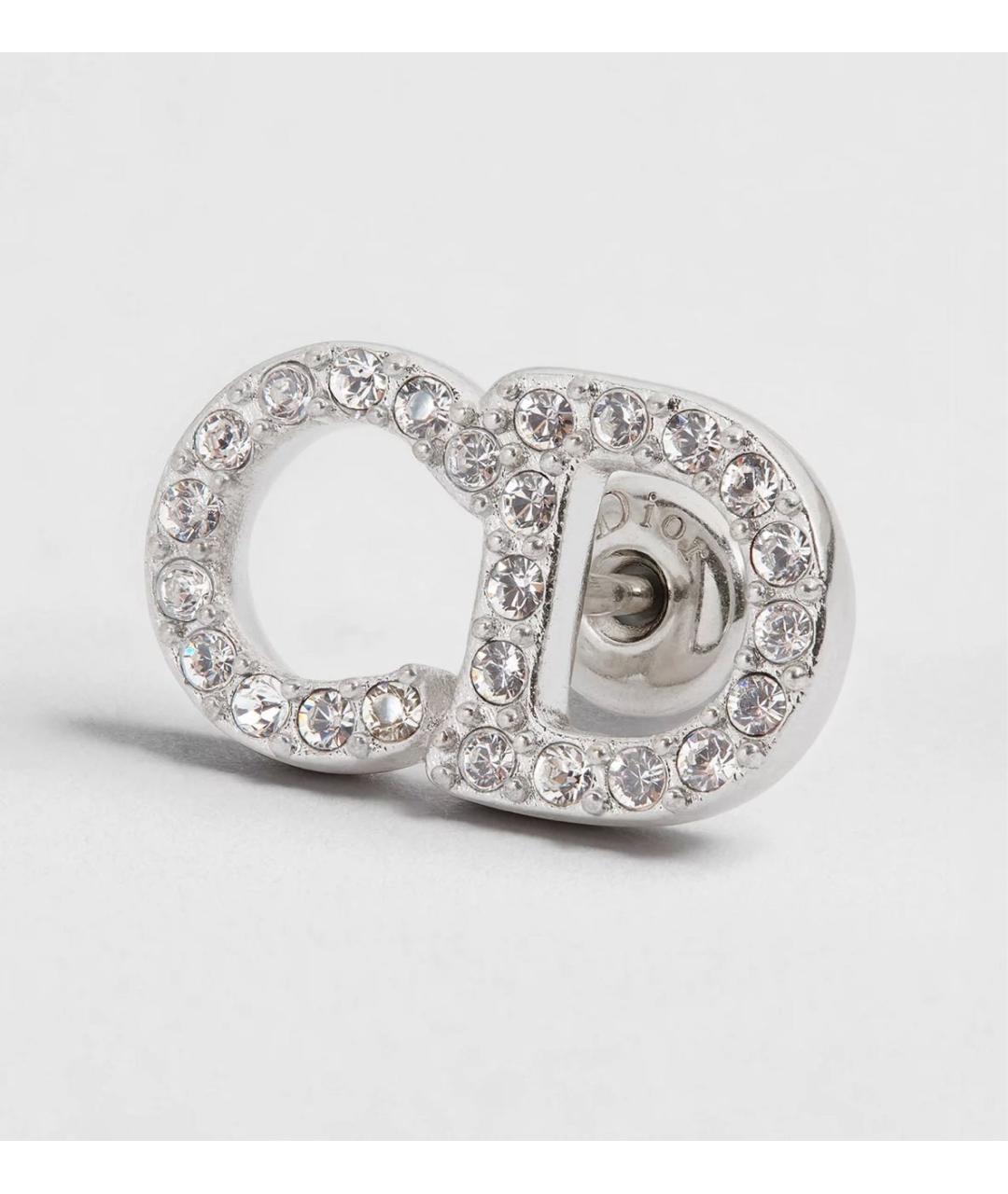 CHRISTIAN DIOR Серебряные металлические серьги, фото 5