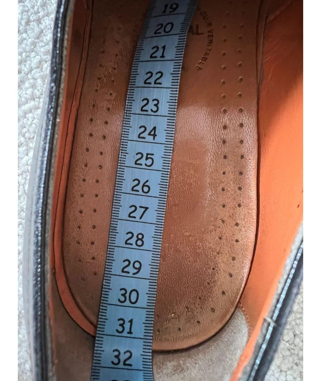 SANTONI Черные кожаные туфли, фото 5