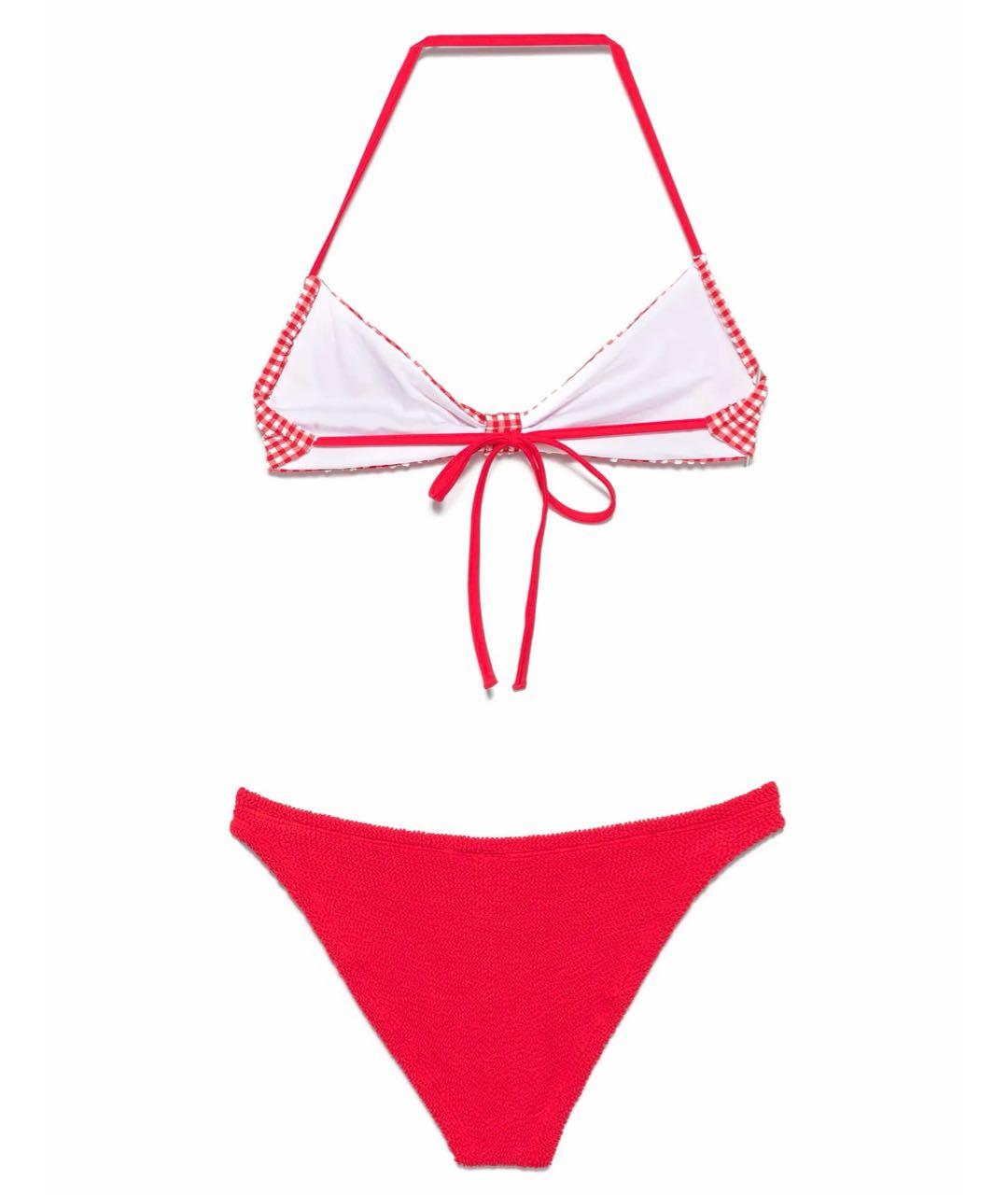 HUNZA G Красный купальник, фото 2