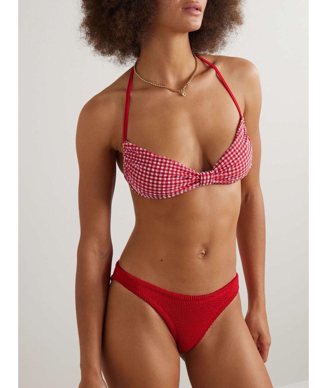 HUNZA G Красный купальник, фото 3