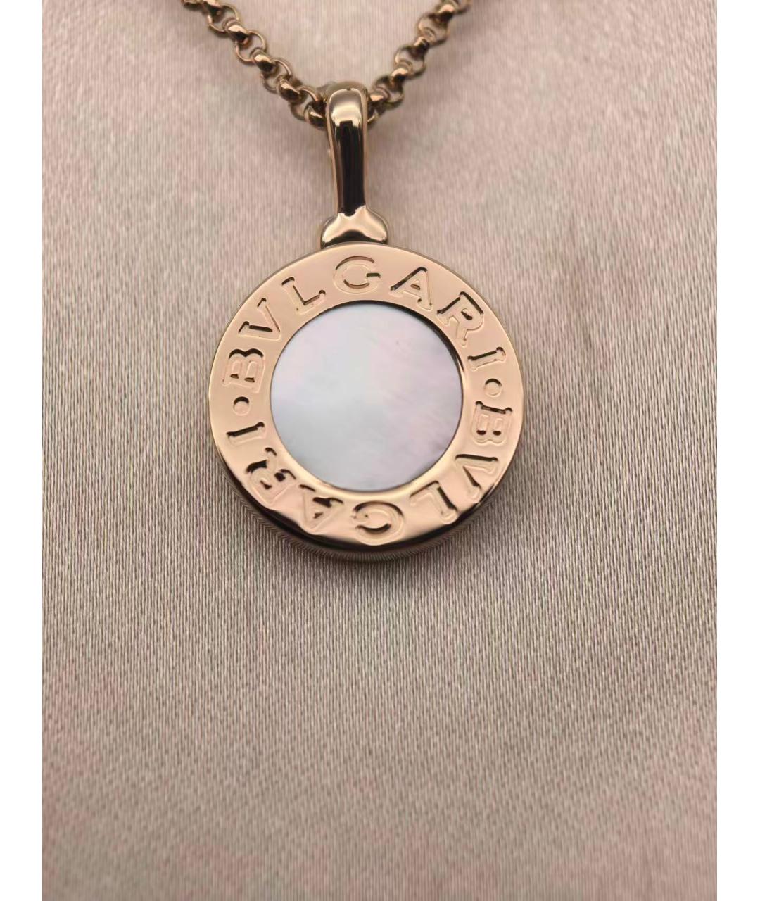 BVLGARI Золотая подвеска из розового золота, фото 3