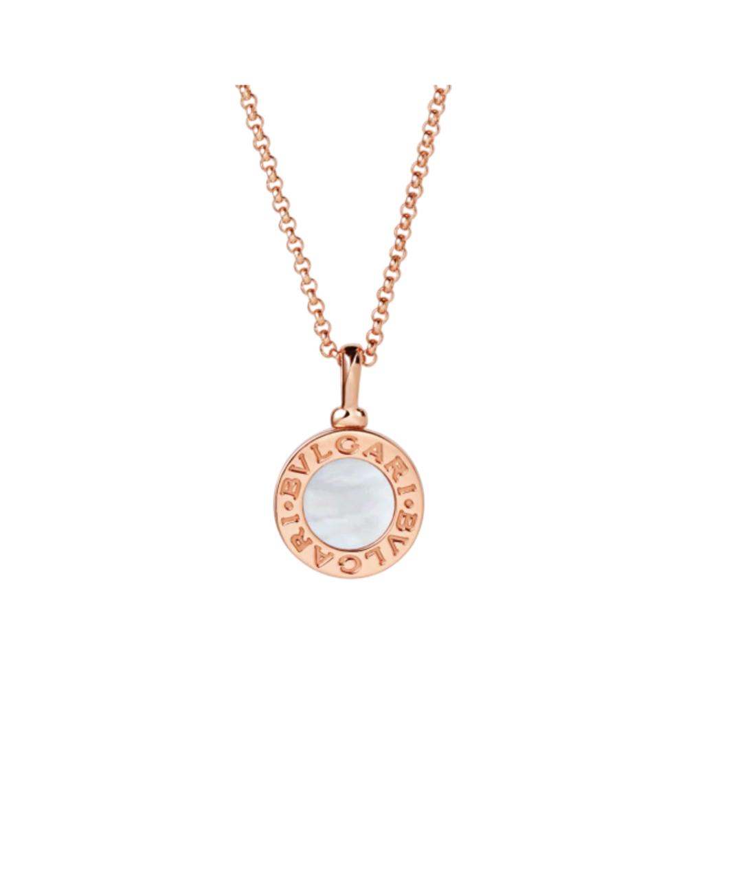 BVLGARI Золотая подвеска из розового золота, фото 5