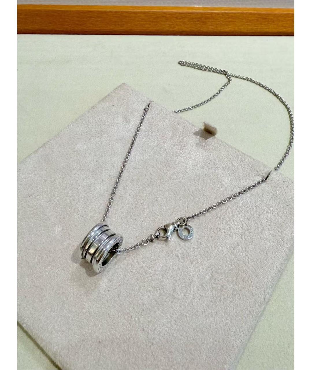 BVLGARI Серебряная подвеска из белого золота, фото 3