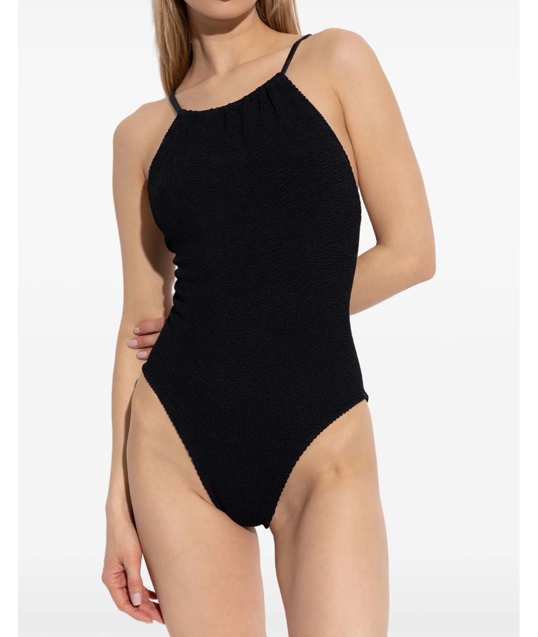 HUNZA G Черный купальник, фото 2