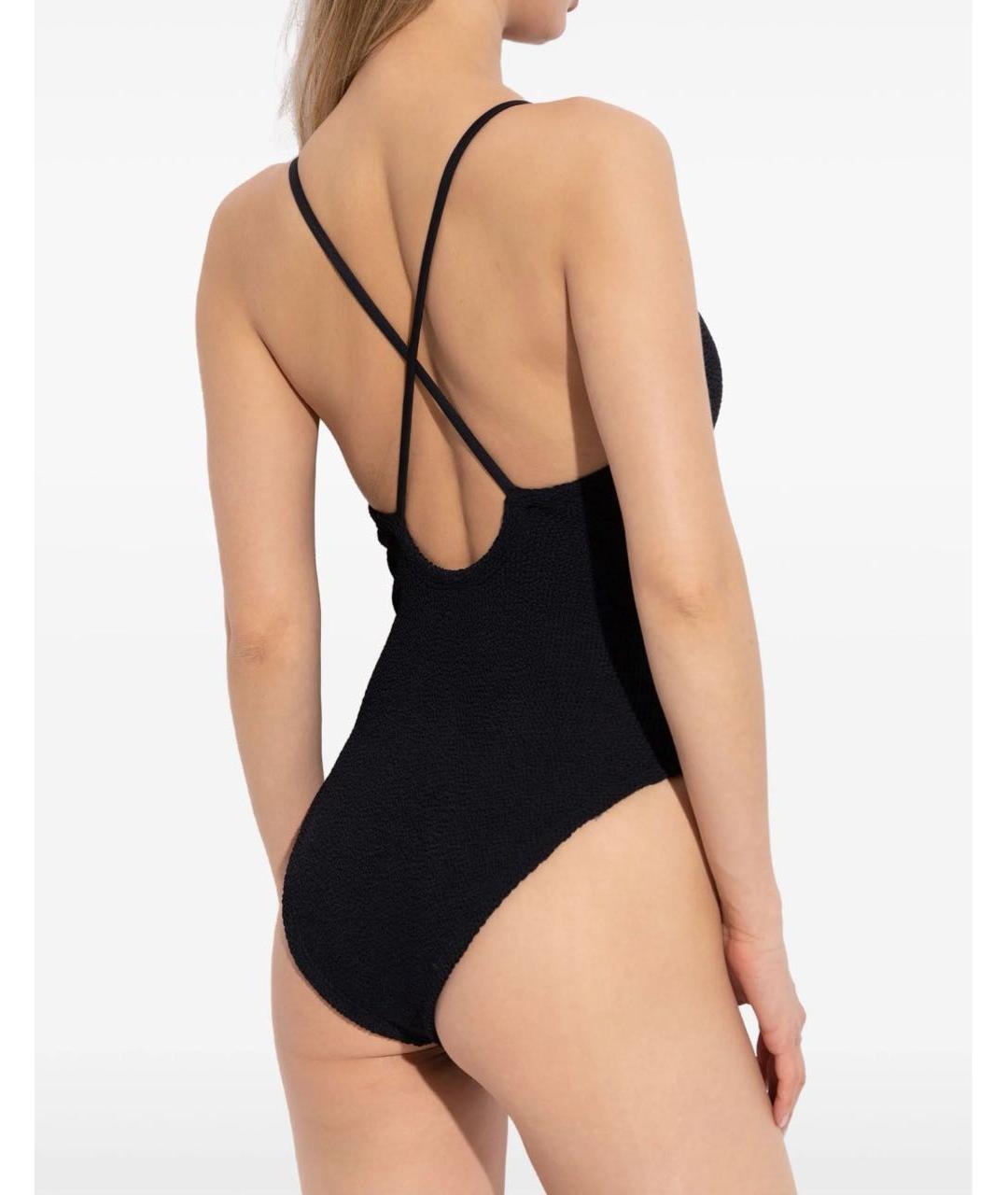 HUNZA G Черный купальник, фото 3