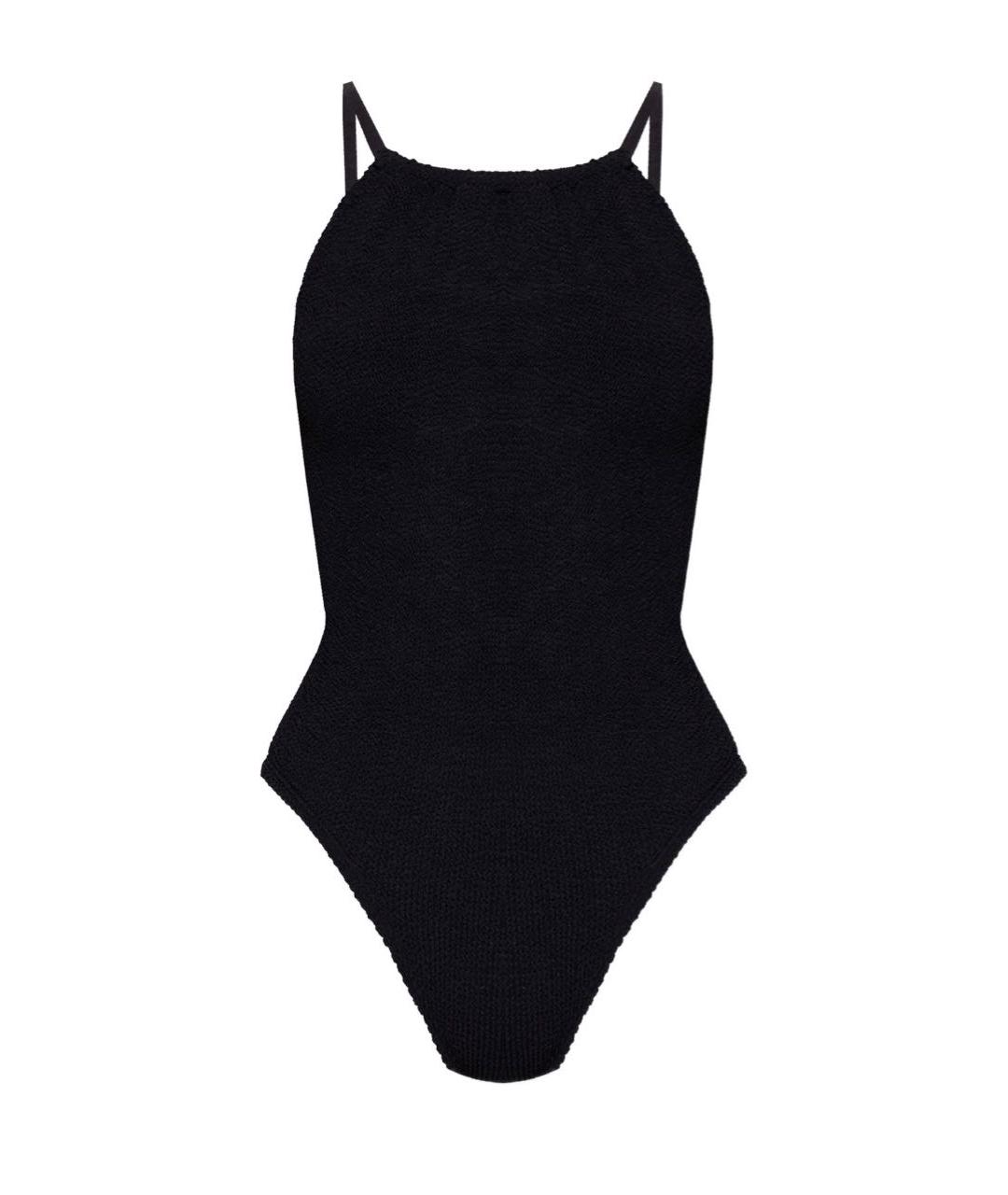 HUNZA G Черный купальник, фото 4