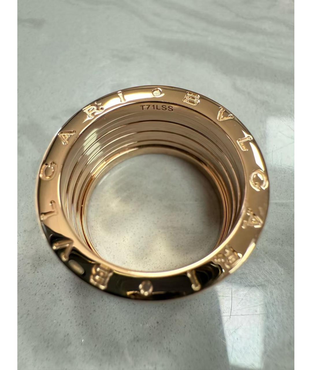 BVLGARI Золотое кольцо из розового золота, фото 5