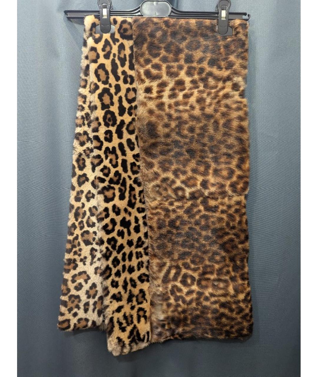 DRIES VAN NOTEN Коричневый шарф, фото 6