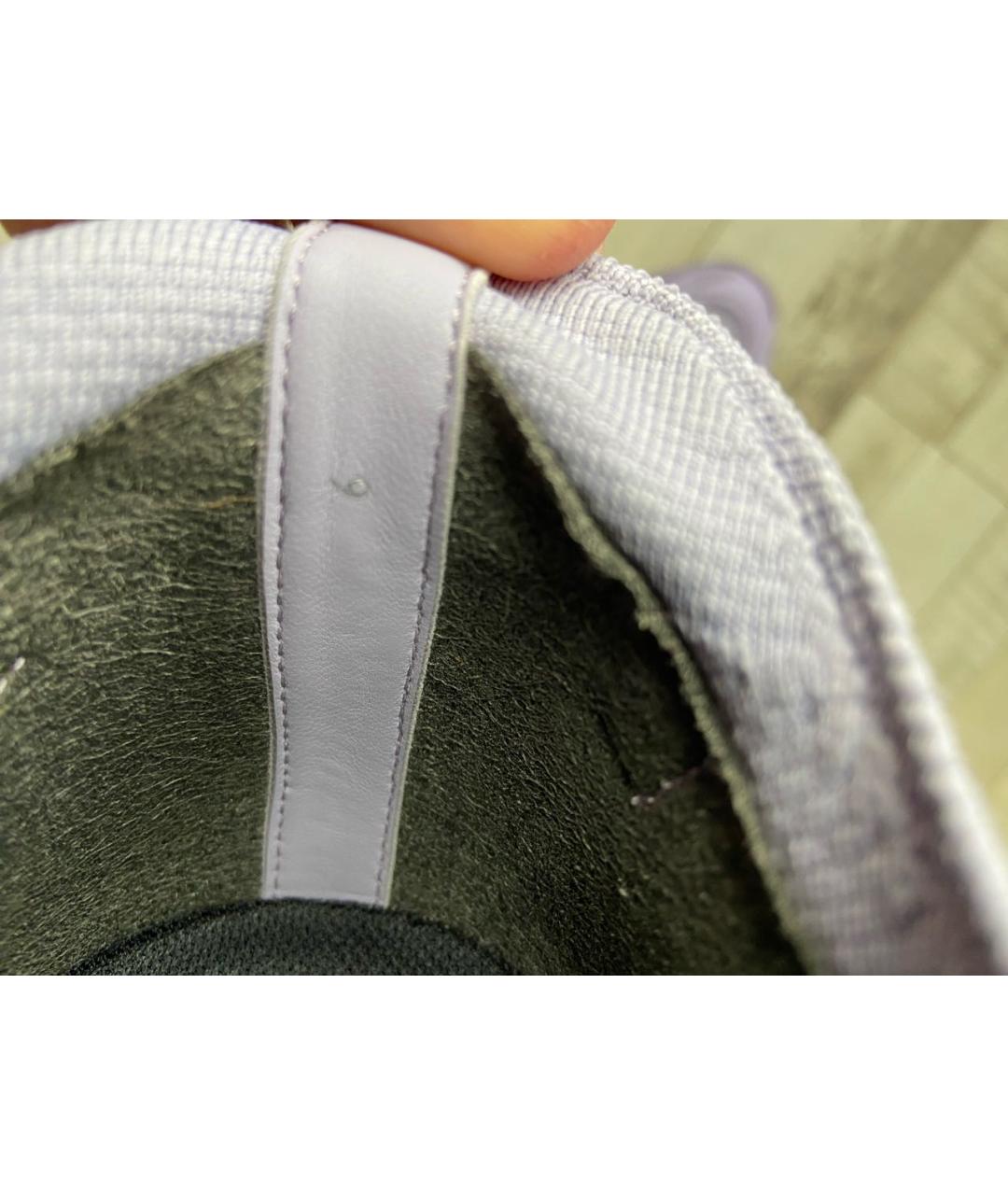 FENDI Фиолетовые синтетические низкие кроссовки / кеды, фото 5