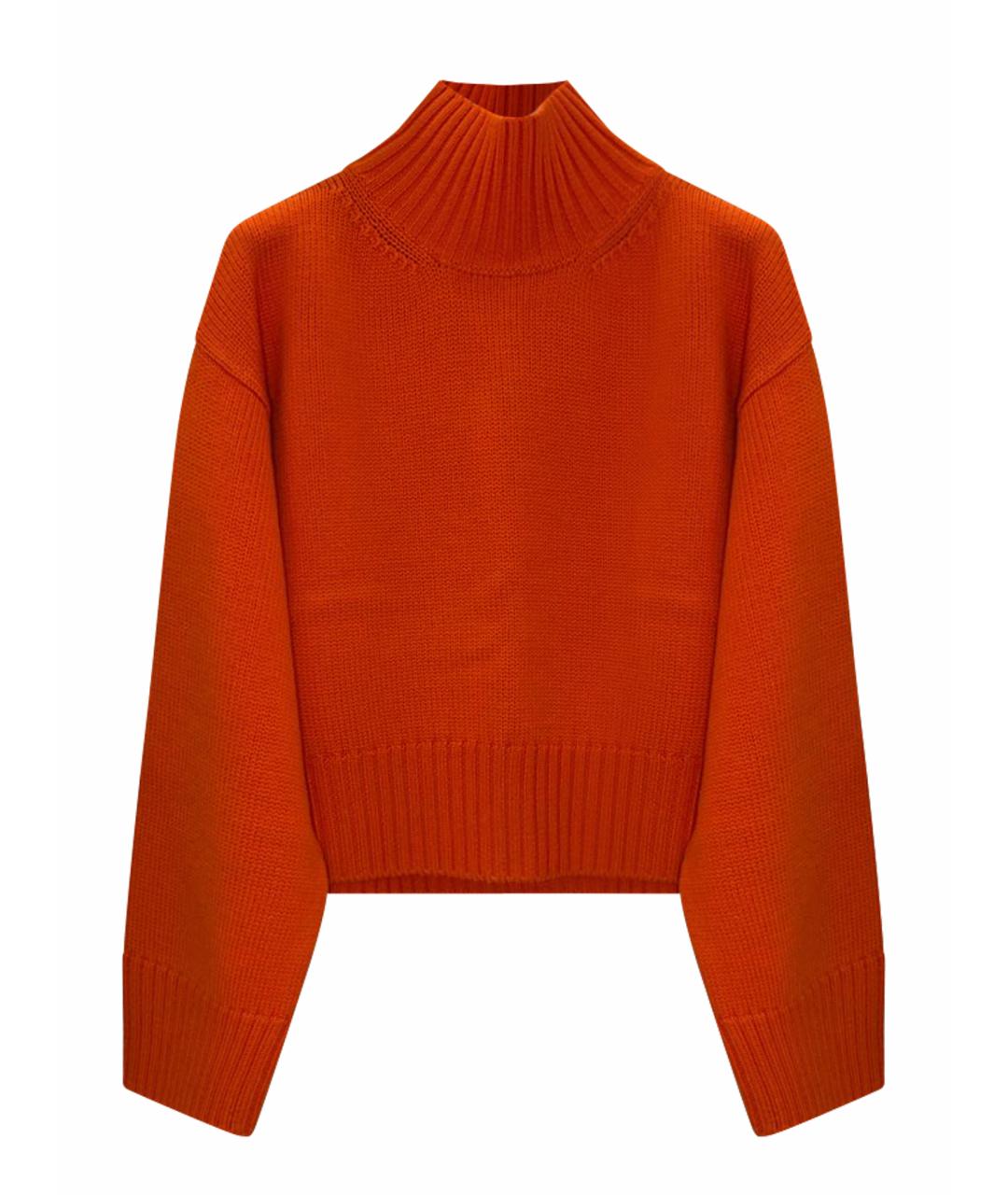 FABIANA FILIPPI Оранжевый шерстяной джемпер / свитер, фото 1