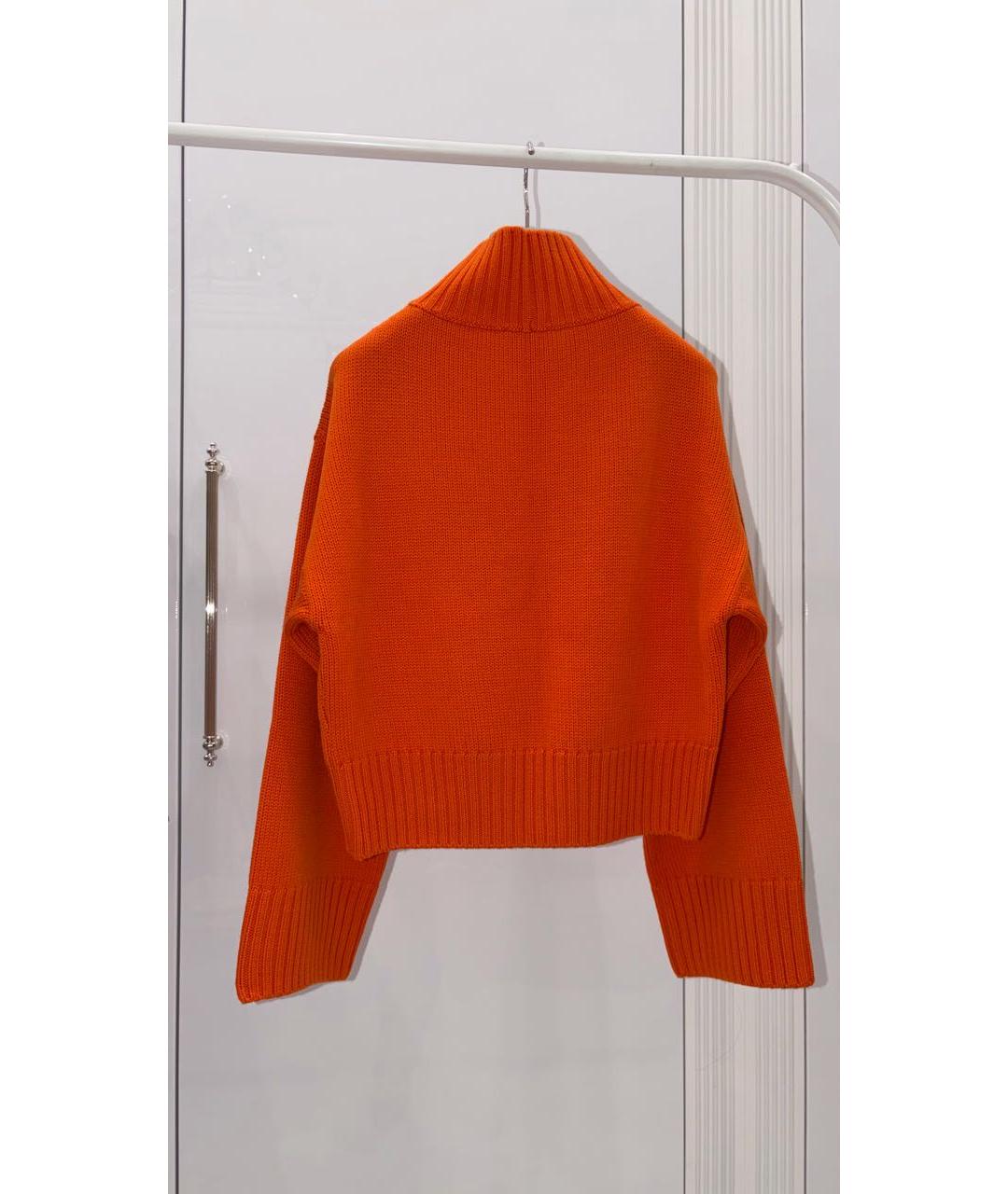 FABIANA FILIPPI Оранжевый шерстяной джемпер / свитер, фото 2