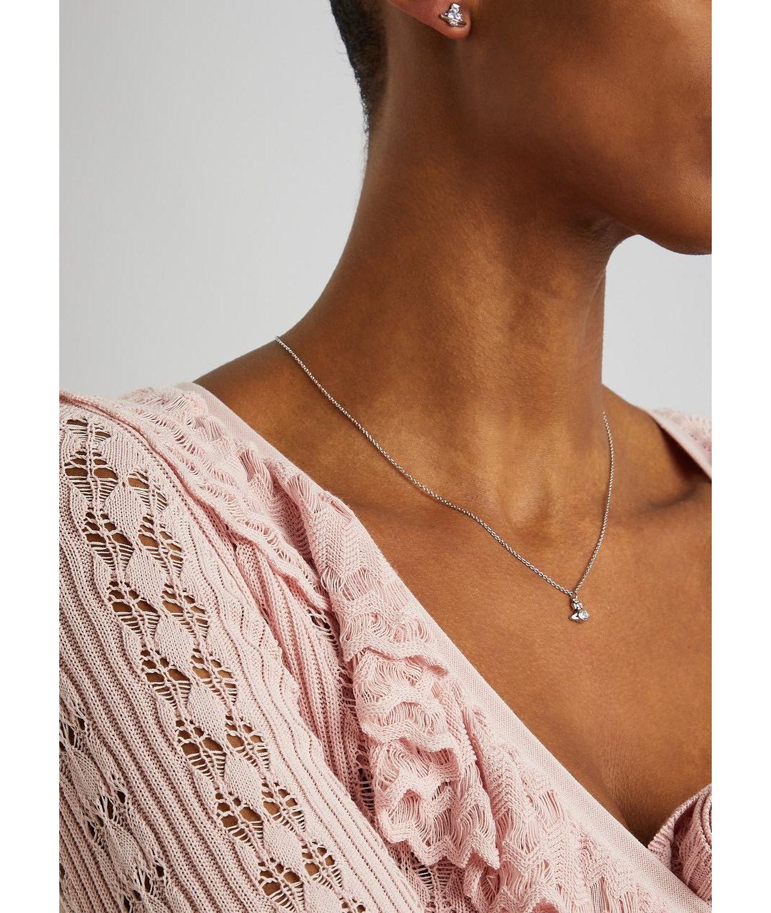 VIVIENNE WESTWOOD Серебряная латунная подвеска, фото 8