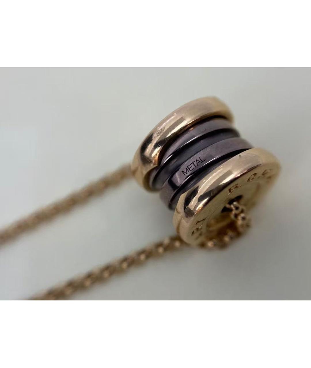 BVLGARI Золотая подвеска из розового золота, фото 5