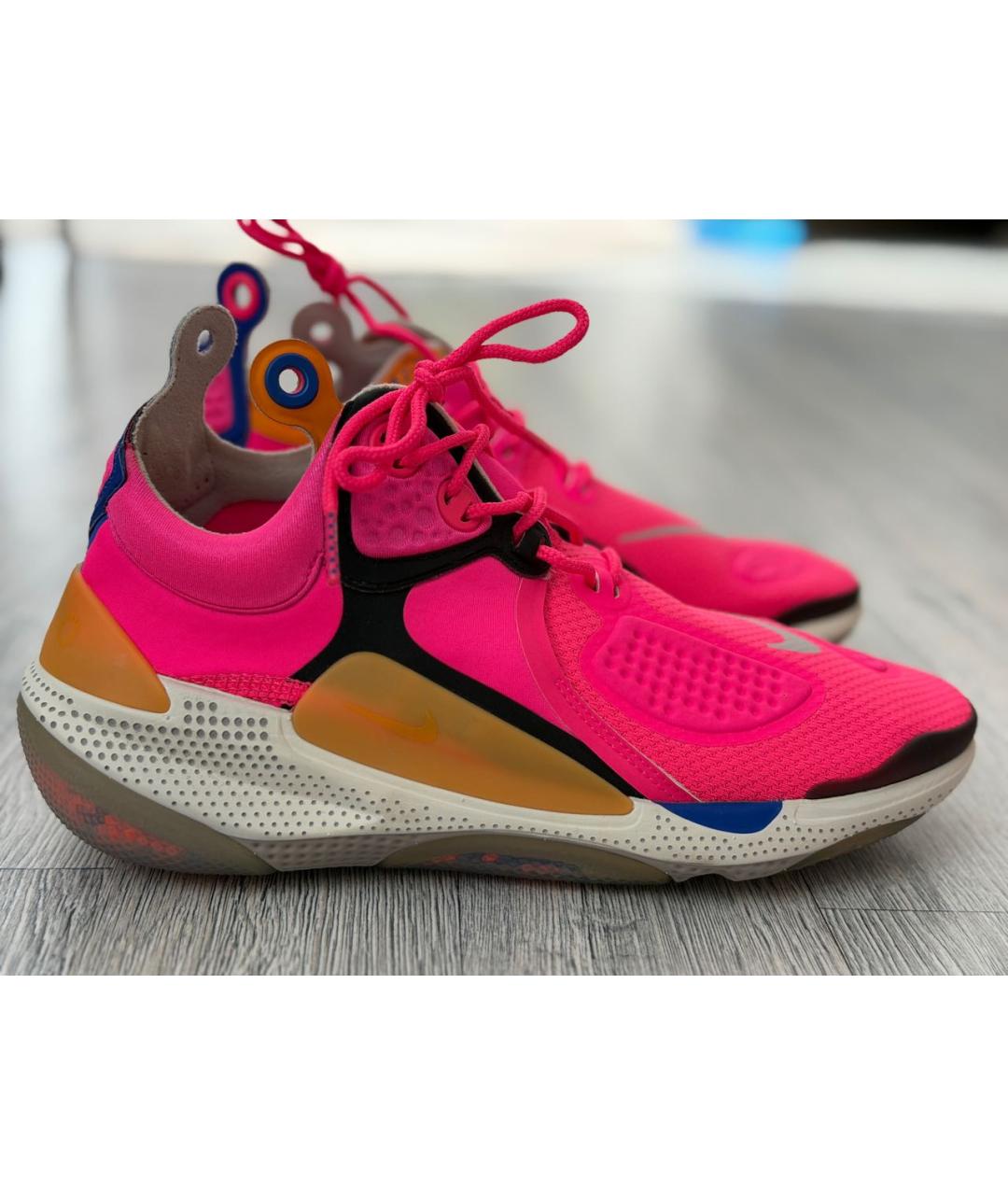 NIKE Фуксия текстильные высокие кроссовки / кеды, фото 3