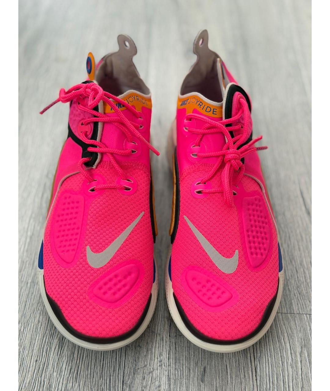 NIKE Фуксия текстильные высокие кроссовки / кеды, фото 2