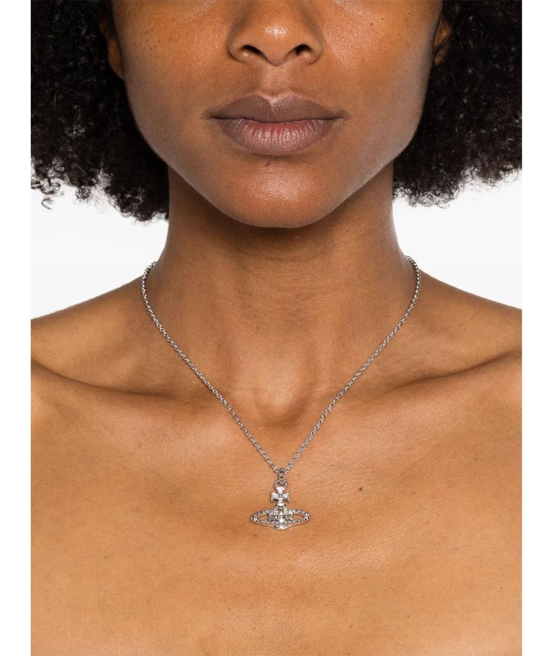 VIVIENNE WESTWOOD Серебряная латунная подвеска, фото 8