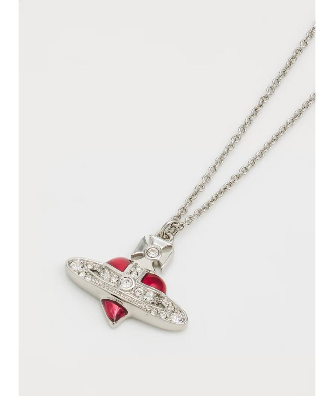 VIVIENNE WESTWOOD Серебряная латунная подвеска, фото 3