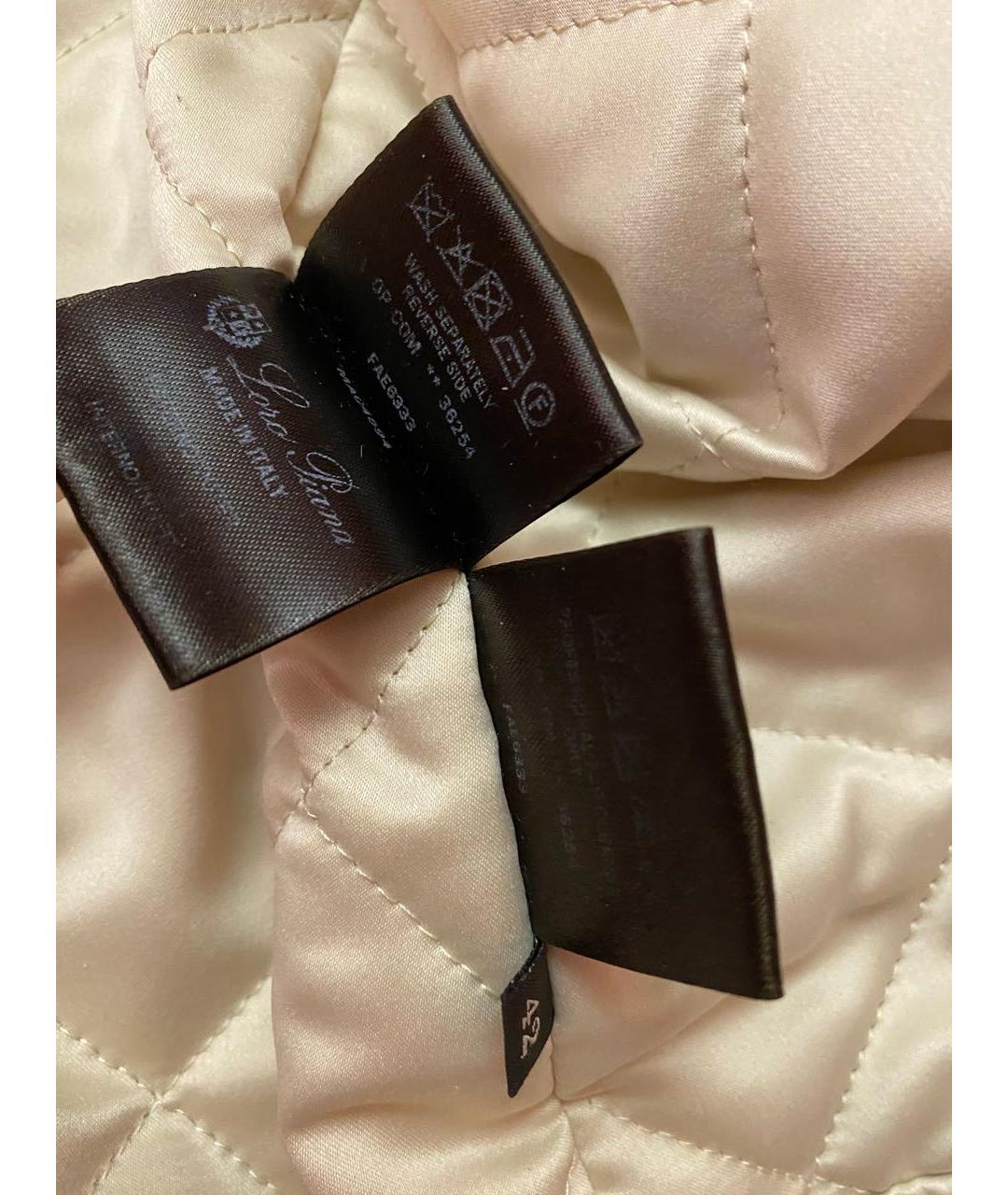 LORO PIANA Бежевая кашемировая парка, фото 6