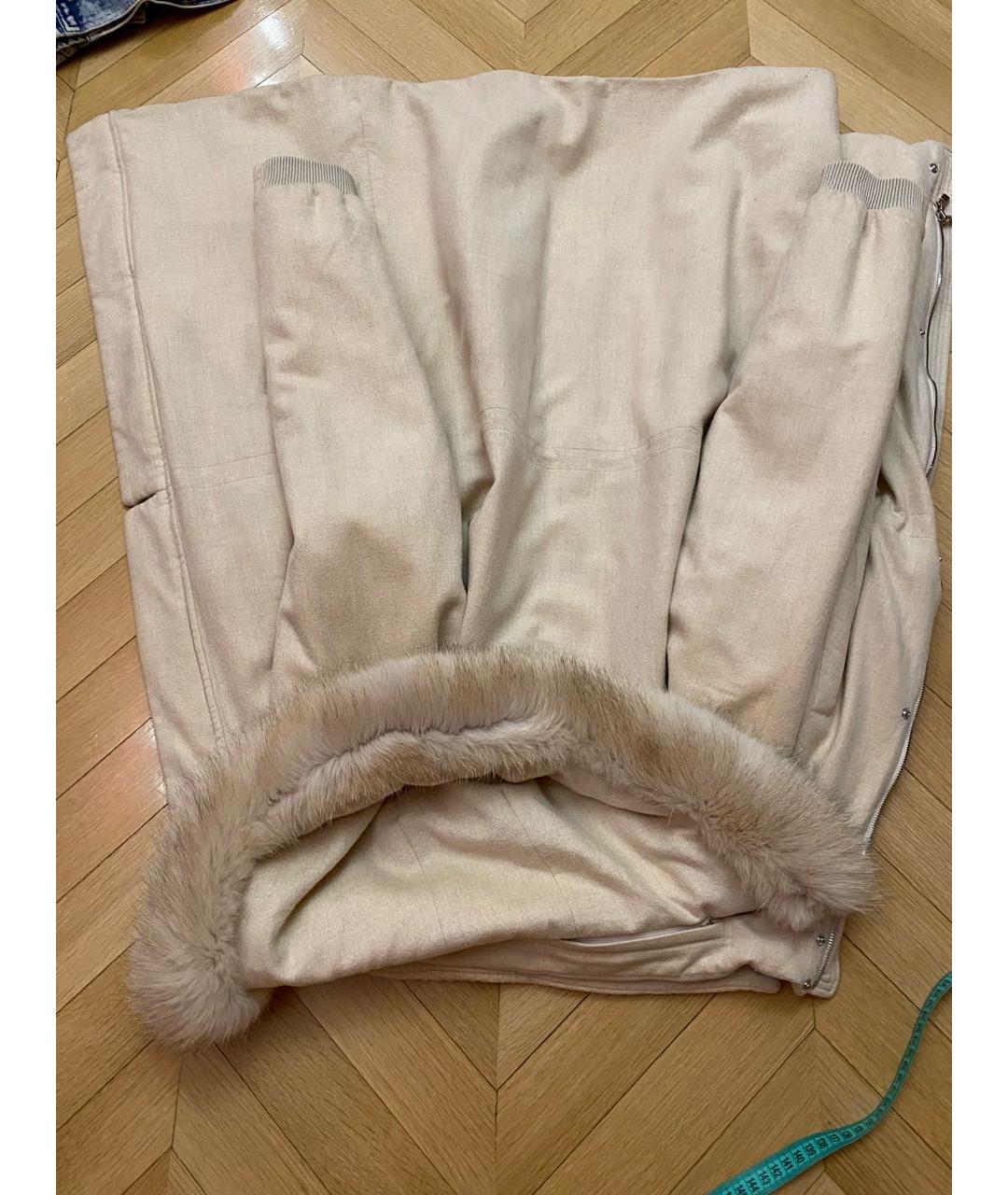 LORO PIANA Бежевая кашемировая парка, фото 7