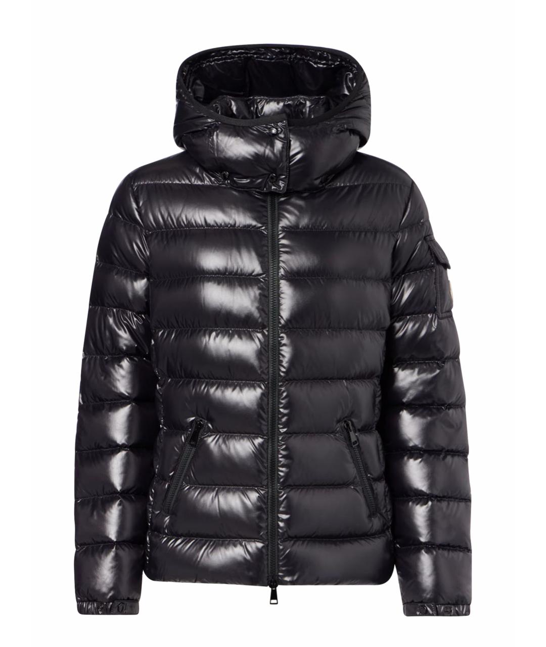 MONCLER Черный пуховик, фото 6