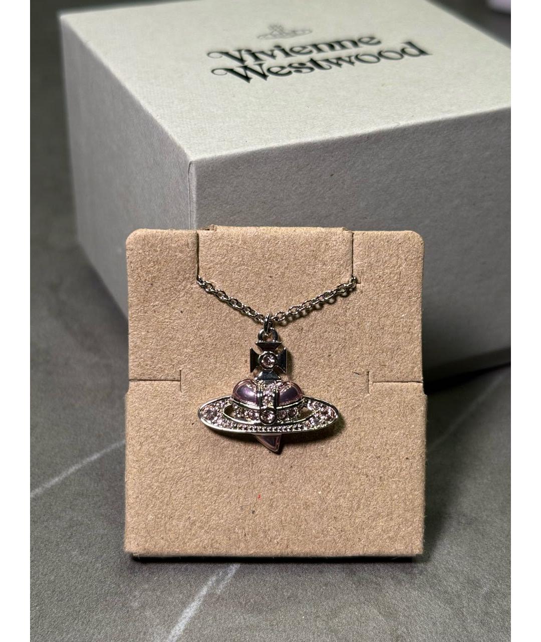 VIVIENNE WESTWOOD Серебряная латунная подвеска, фото 5