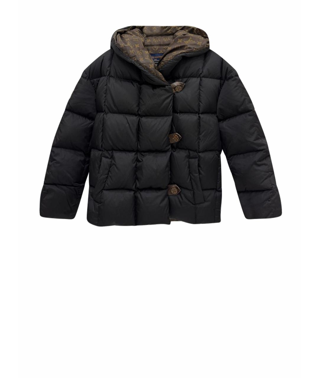 LOUIS VUITTON Черный полиамидовый пуховик, фото 1