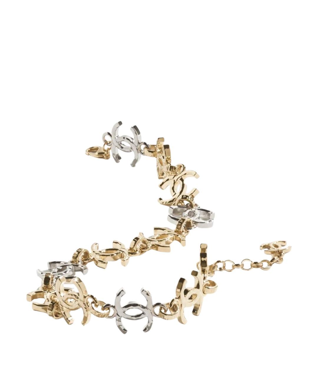 CHANEL Золотое металлическое колье, фото 1