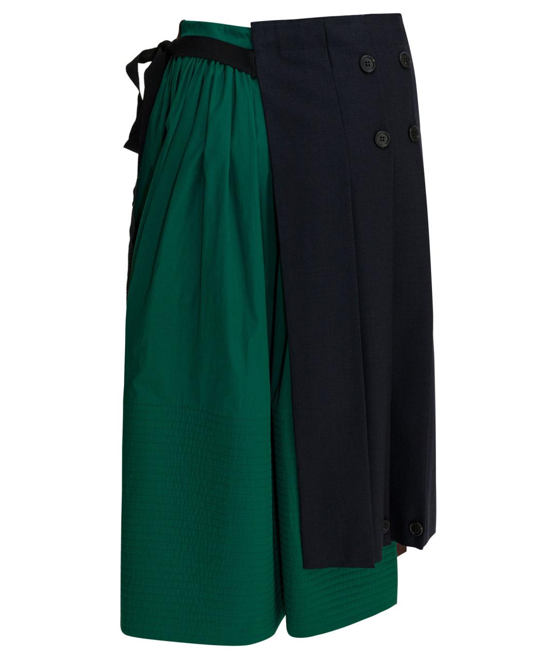 PRADA Мульти шерстяная юбка миди, фото 1