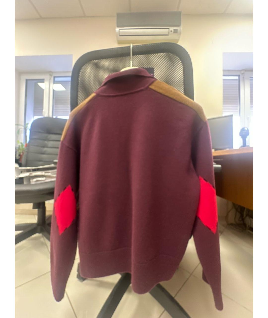 MRZ Бордовый шерстяной джемпер / свитер, фото 2