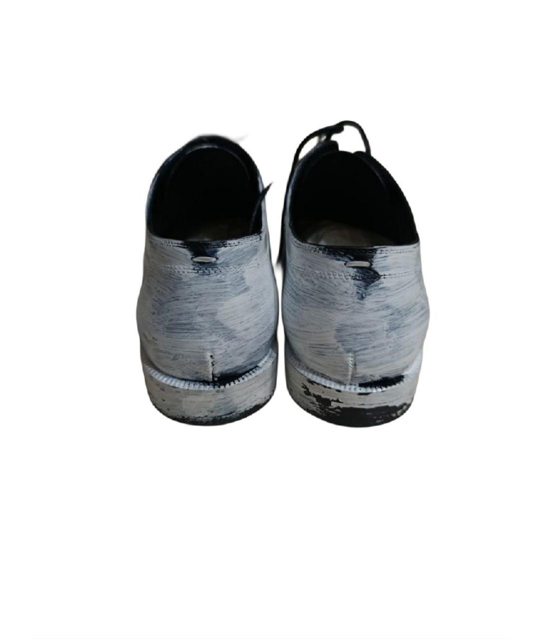 MAISON MARGIELA Белые туфли из лакированной кожи, фото 4