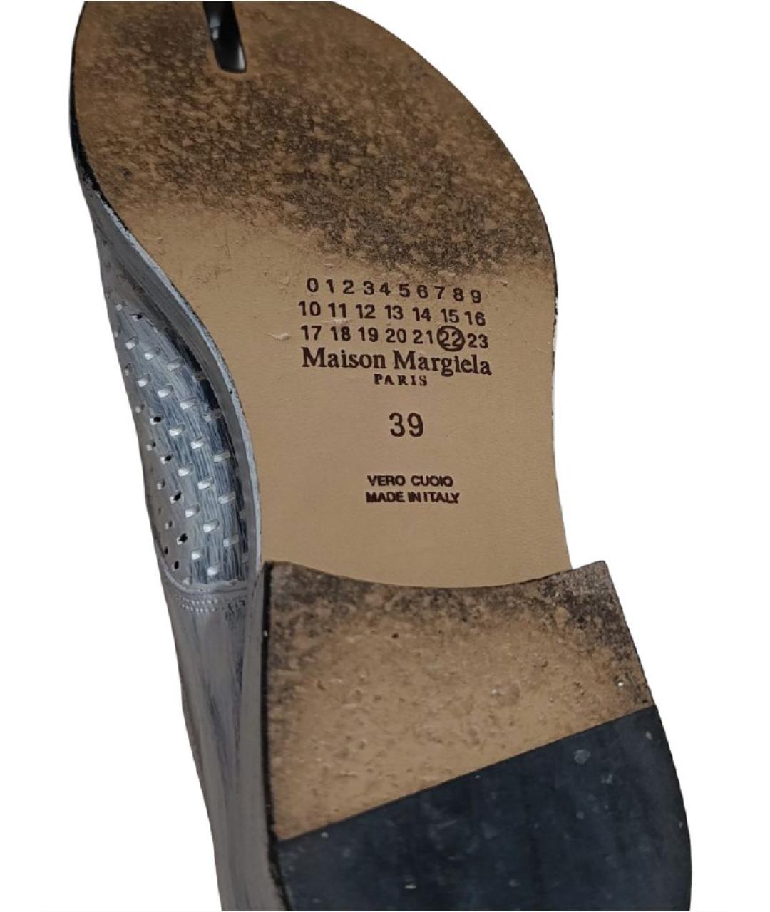 MAISON MARGIELA Белые туфли из лакированной кожи, фото 6