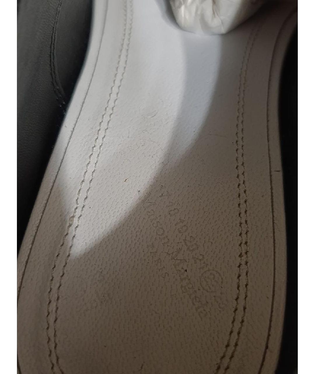 MAISON MARGIELA Белые туфли из лакированной кожи, фото 7