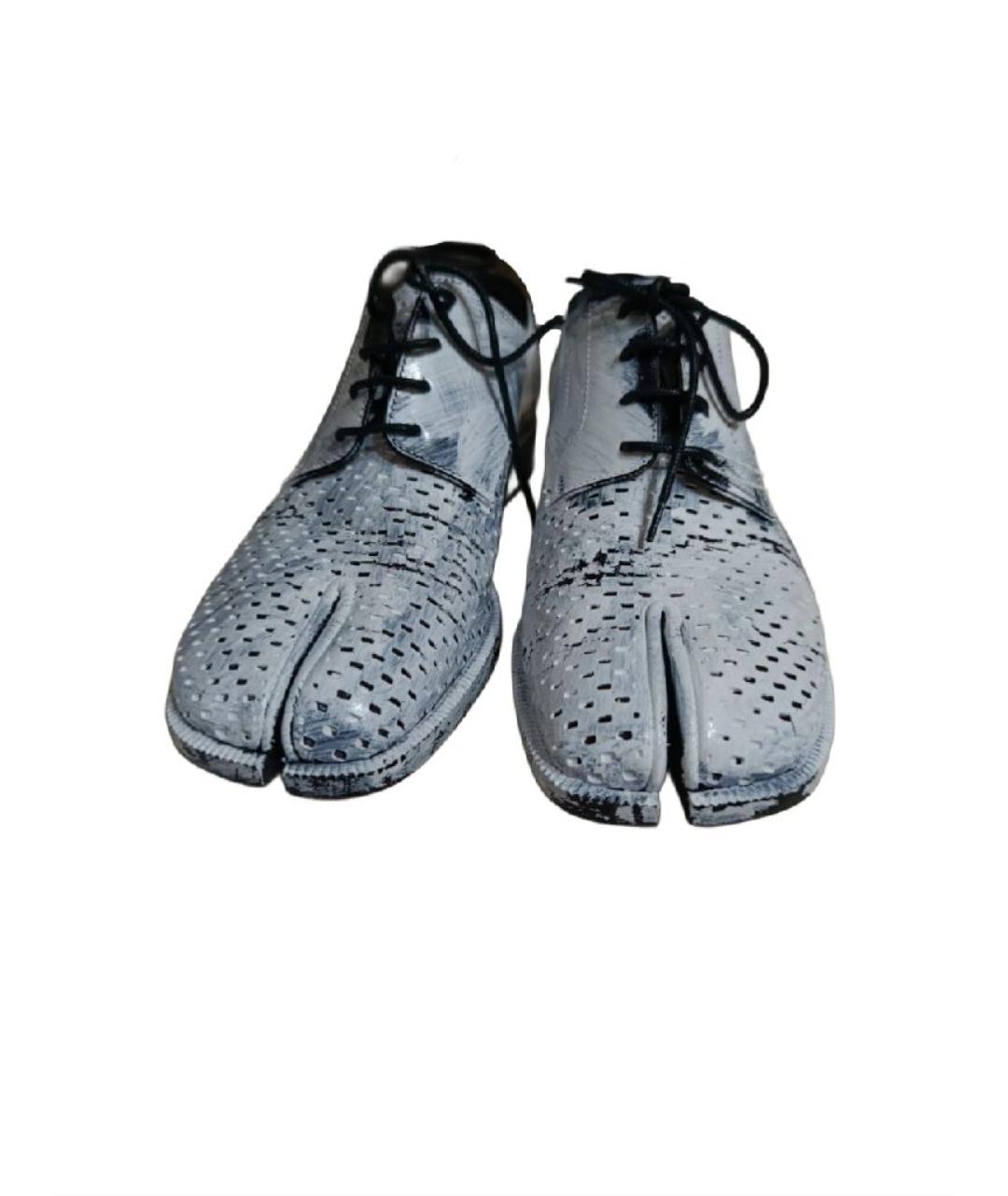 MAISON MARGIELA Белые туфли из лакированной кожи, фото 2