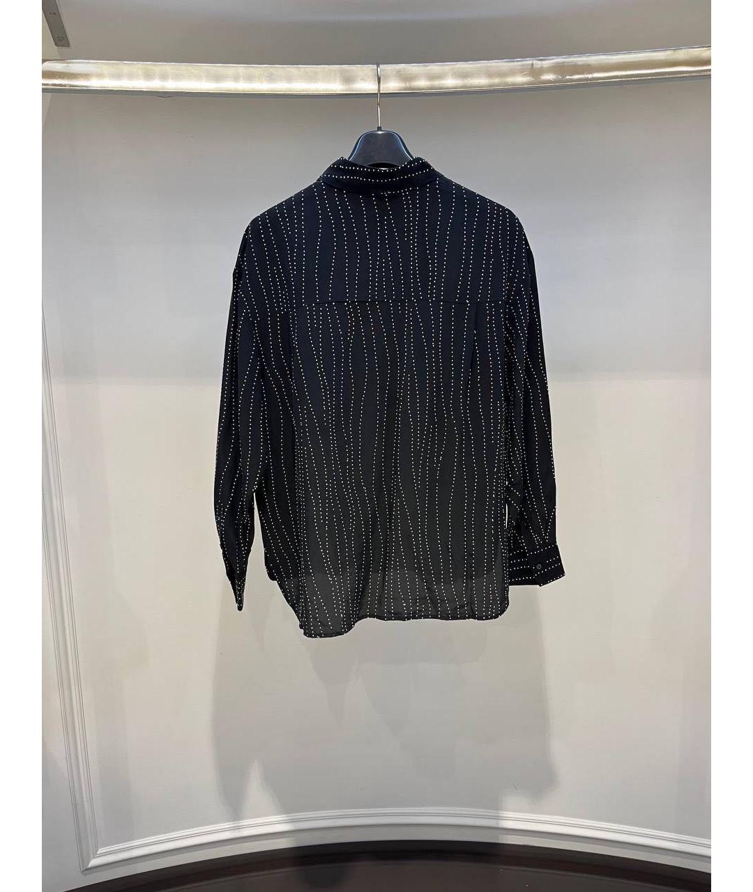 IRO Черная вискозная блузы, фото 2