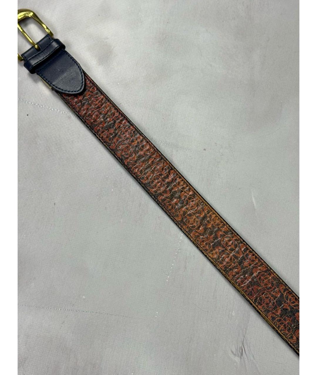 VIVIENNE WESTWOOD Черный кожаный ремень, фото 3