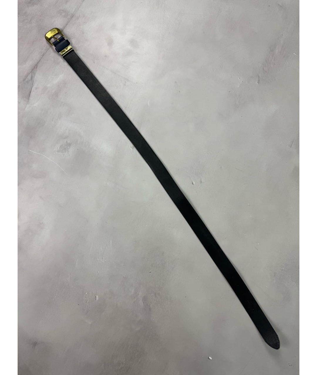 VIVIENNE WESTWOOD Черный кожаный ремень, фото 6