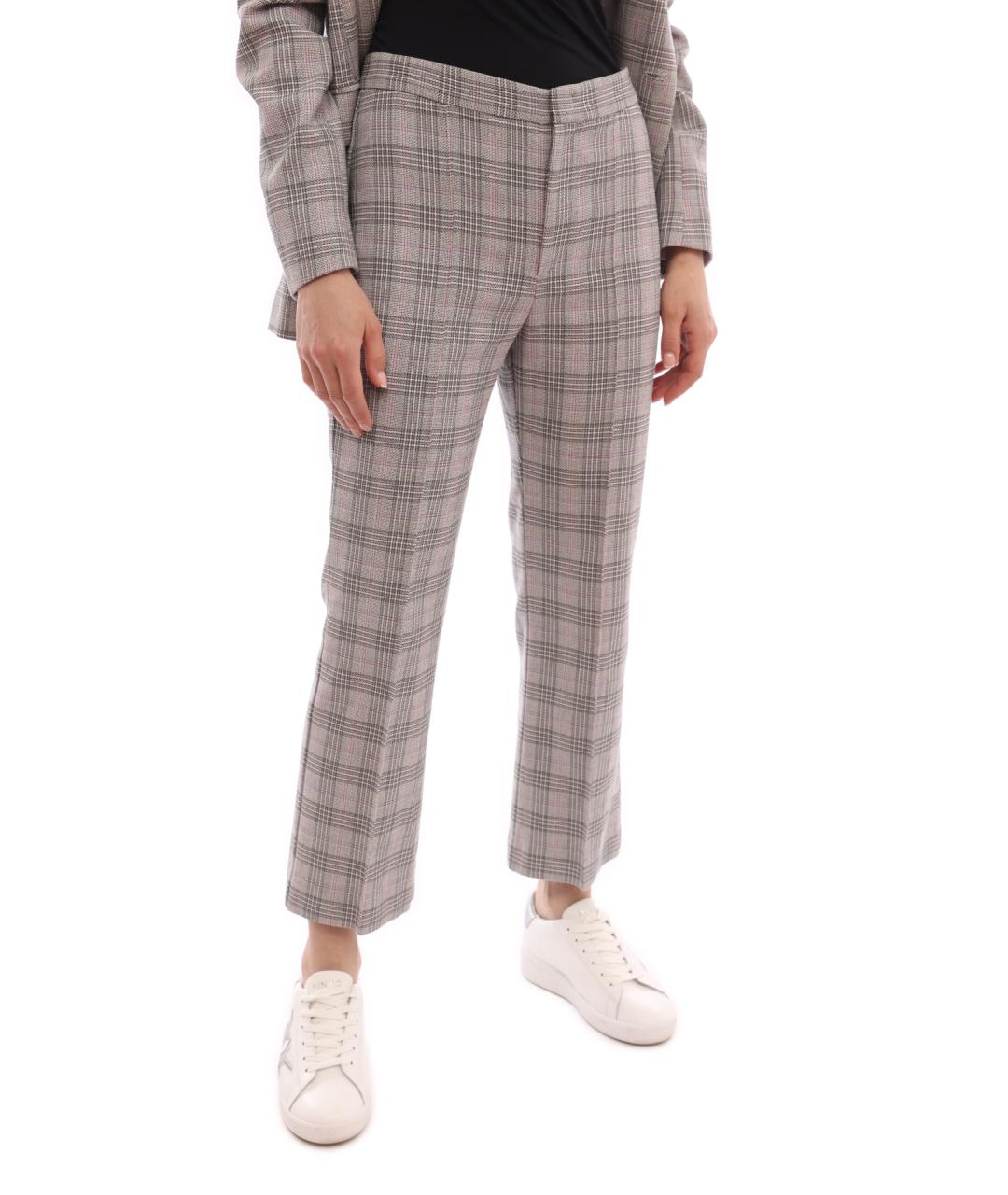 PINKO Розовые прямые брюки, фото 3